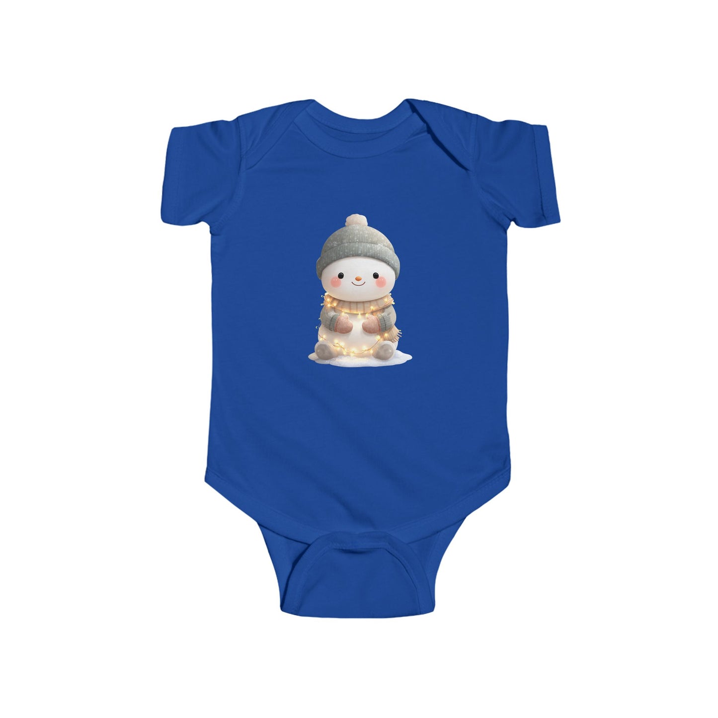 Adorable Winter Snowman Infant Bodysuit, Cute Baby Outfit, Holiday Gift, Seasonal Wear, Baby Shower Present