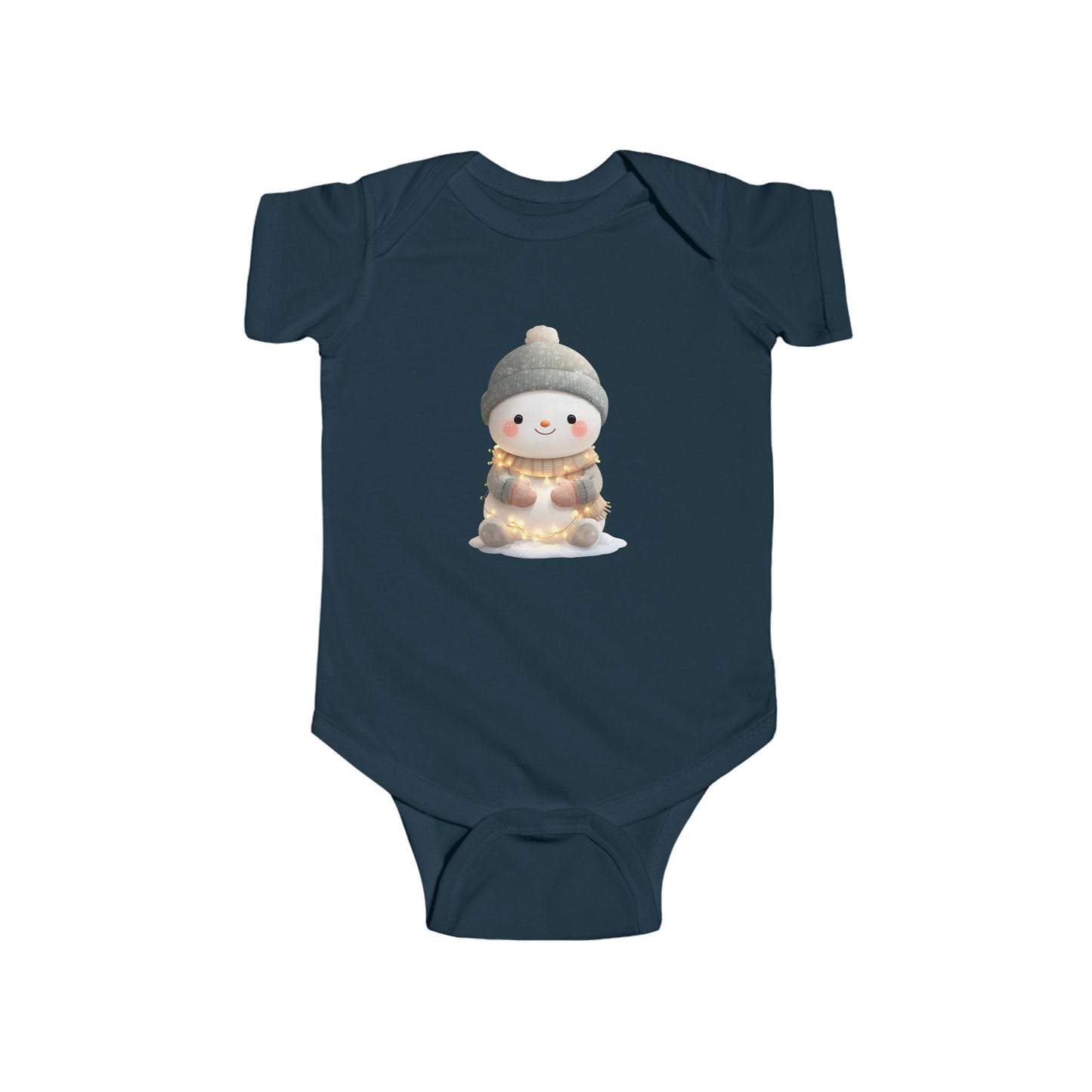 Adorable Winter Snowman Infant Bodysuit, Cute Baby Outfit, Holiday Gift, Seasonal Wear, Baby Shower Present