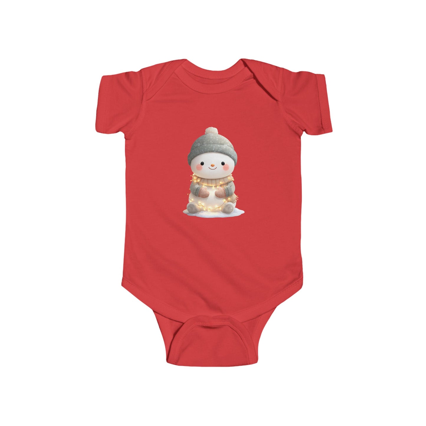 Adorable Winter Snowman Infant Bodysuit, Cute Baby Outfit, Holiday Gift, Seasonal Wear, Baby Shower Present