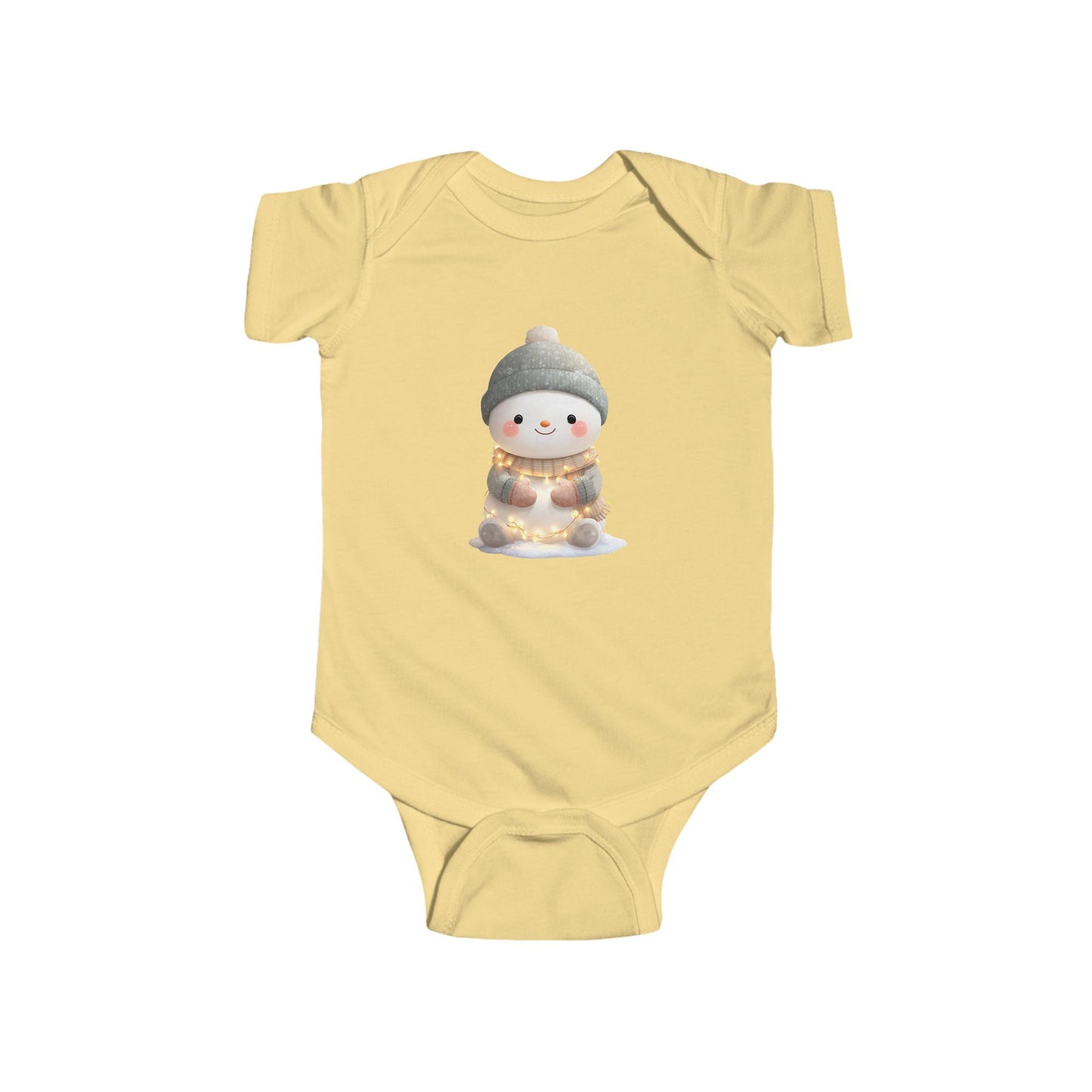 Adorable Winter Snowman Infant Bodysuit, Cute Baby Outfit, Holiday Gift, Seasonal Wear, Baby Shower Present