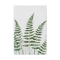 Fern Watercolor Canvas Art – Botanical Matte Stretched Wall Print