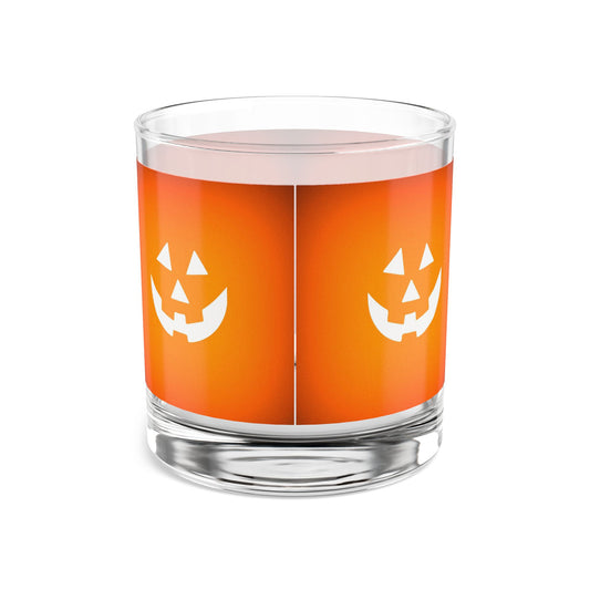 Halloween Pumpkin Rocks Glass, 10oz Halloween Drinkware, Festive Bar Glass, Trick or Treat Party Glass, Fall Decor for Spooky Season