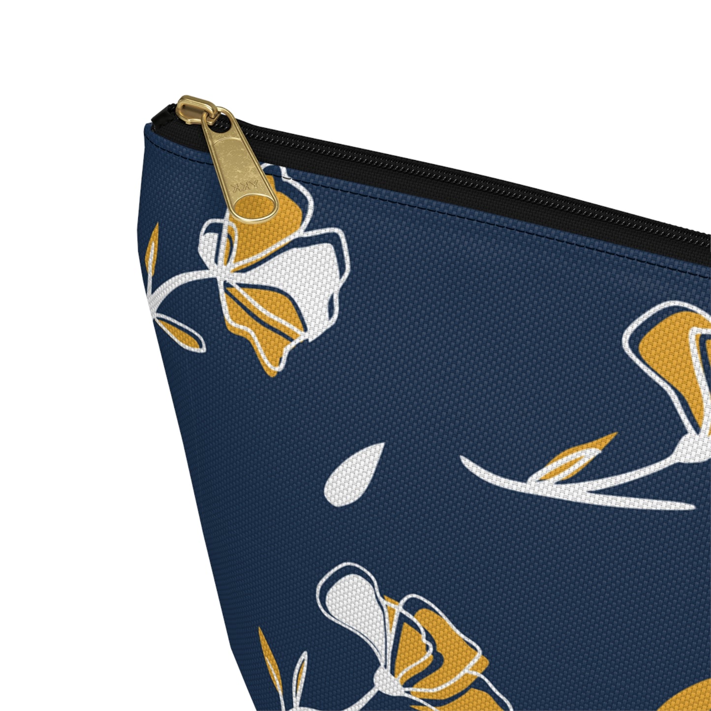 Floral Accessory Pouch - Stylish Makeup Bag, Travel Organizer, Gift for Her, Cosmetic Clutch, Everyday Use, Elegant Flower Design