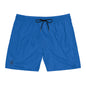 Men's Mid-Length Swim Shorts, Summer Beachwear, Pool Party Essentials, Vacation Swim Trunks, Men's Swimwear, AOP Swim Shorts