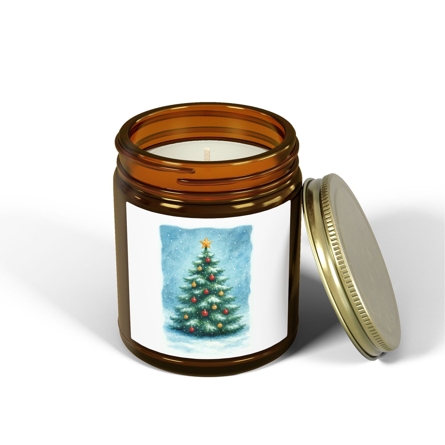 Christmas Tree Scented Candles | Cozy Holiday Decorative Candles