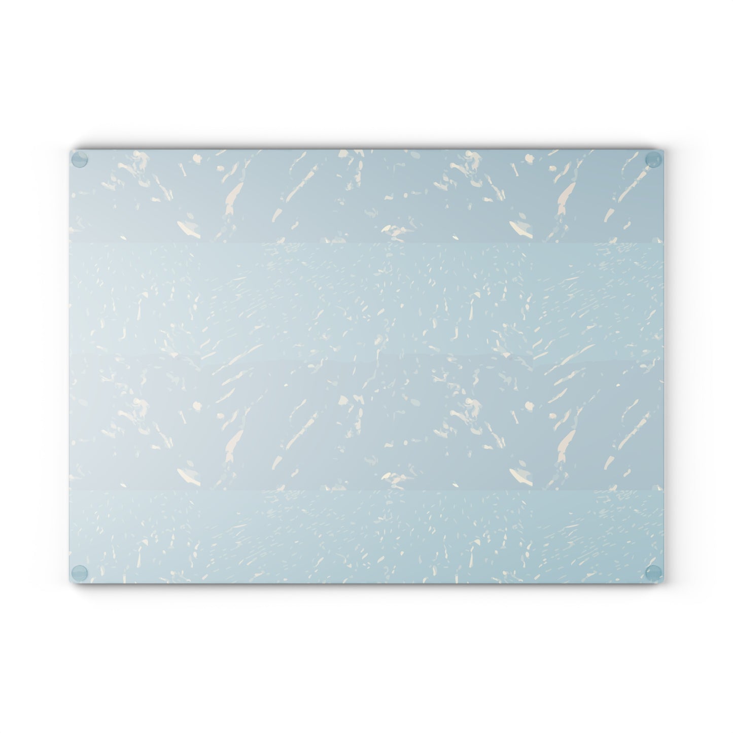 Teal Marble Stripes Glass Cutting Board — Decorative Kitchen Chopping Board