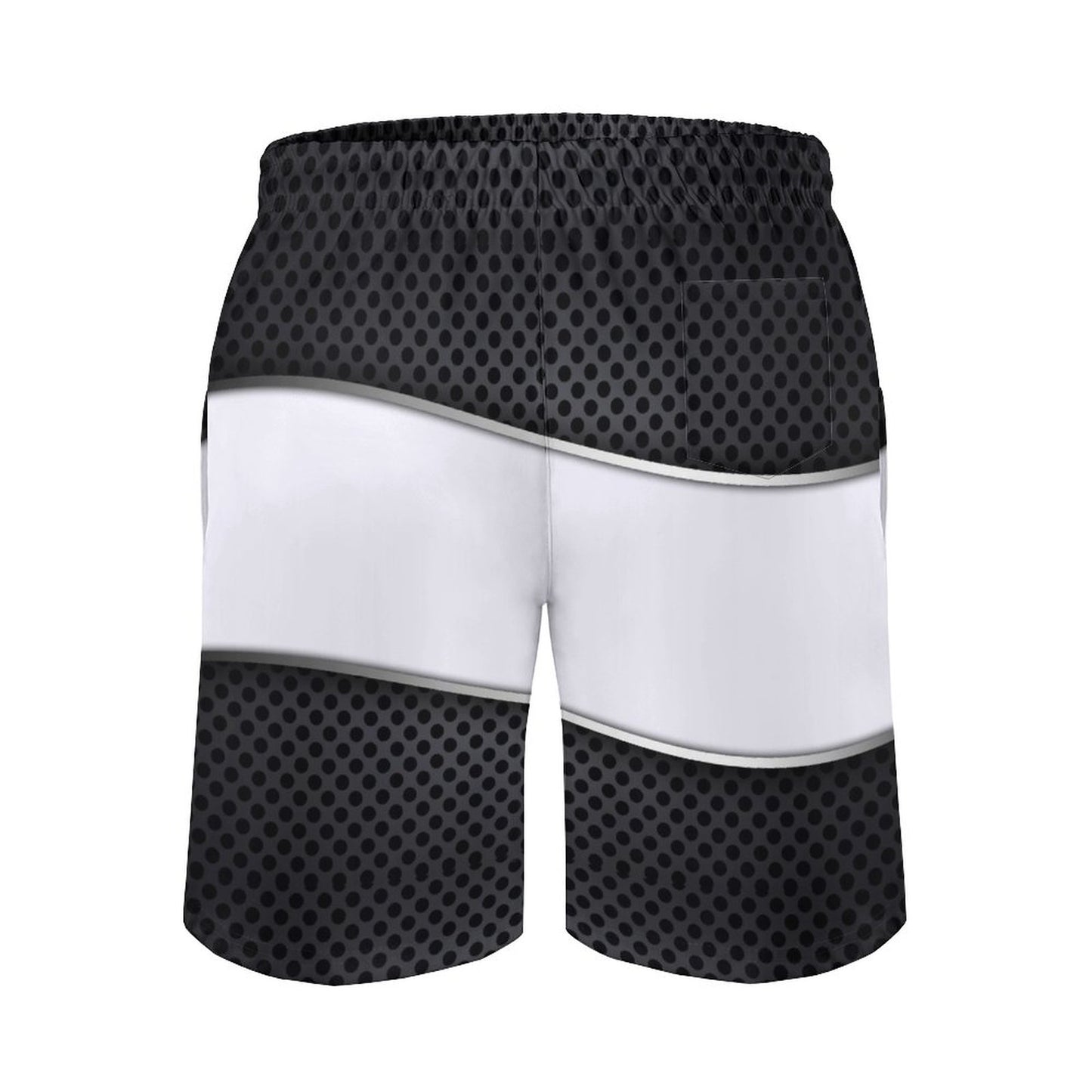 Men's Board Shorts Black and White