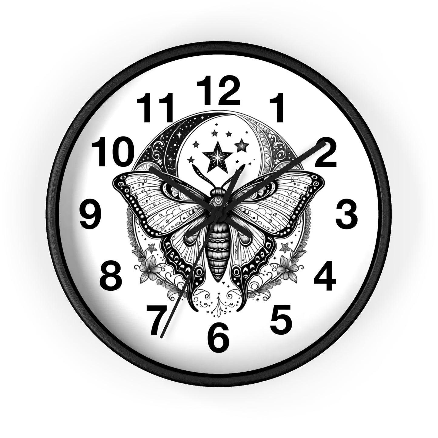 Wall Clock Butterfly