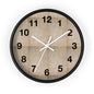 Minimalist Natural Wall Clock | Rustic Decor, Timeless Home Accent, Gift for Housewarming, Boho Vibe, Modern Design