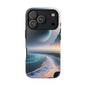 Galaxy Ocean Phone Case — Surreal Planet Beach Tough Case