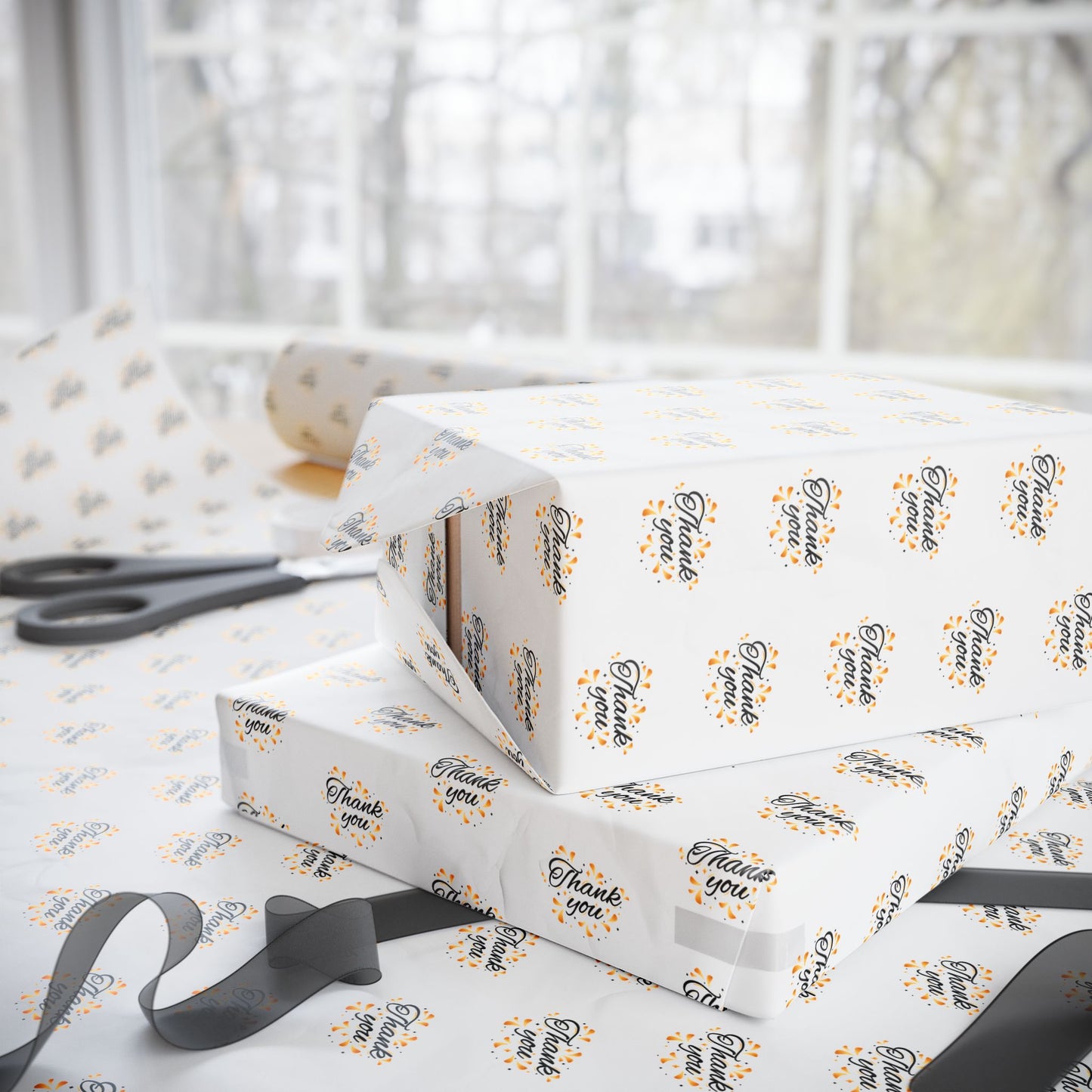 Wrapping Paper Roll — Thank you wrapping paper