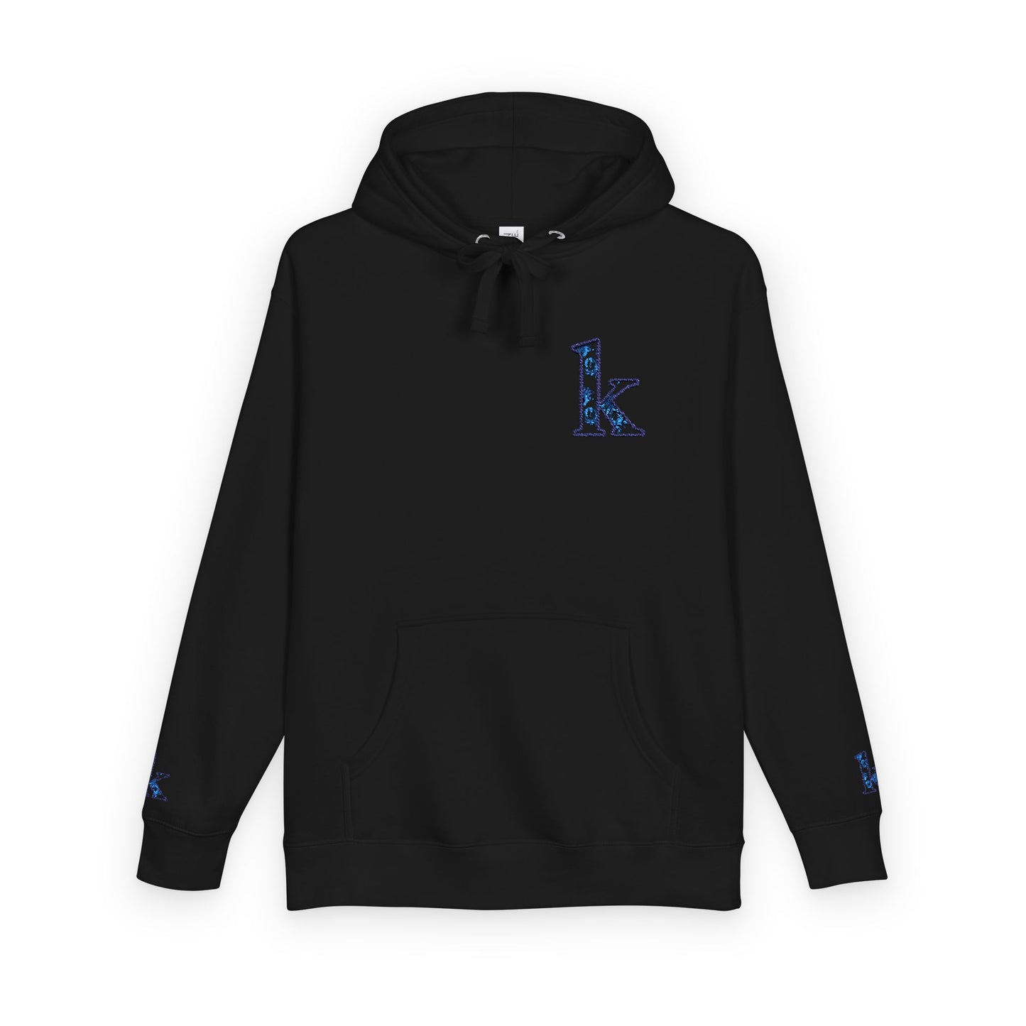 Cozy Floral Monogram Fleece Hoodie for Unisex - Perfect Gift for Birthdays, Valentine’s Day, Casual Wear, Adventure