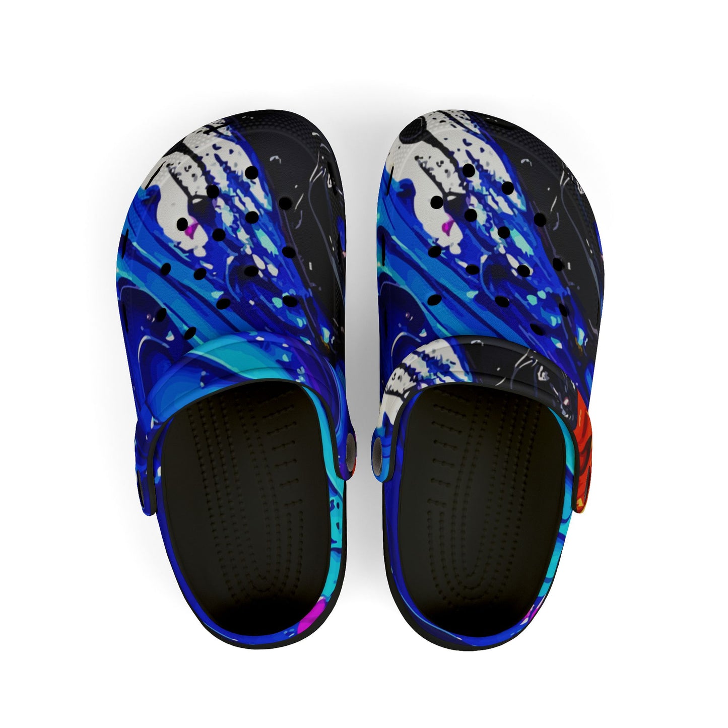 Kids Foam Clogs — Blue Splash