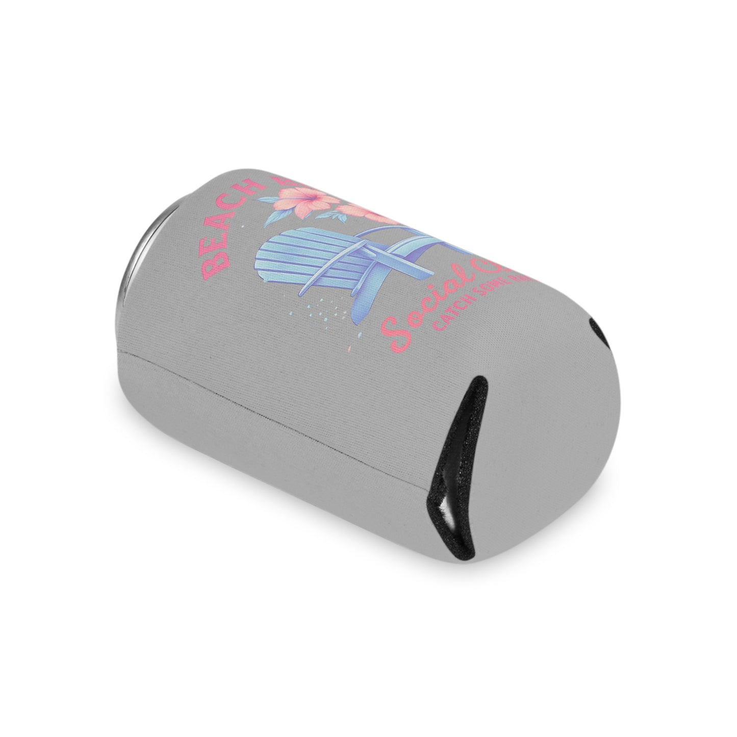 Beach Bum Can Cooler - Summer Vibes, Social Gatherings, Pool Parties, Beach Days, Gift for Friends