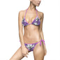 Floral Print Women's Bikini Swimsuit, Summer Beachwear, Pool Party Outfit, Vacation Swimwear, Trendy Swim Set
