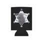 Sheriff Badge Can Cooler, Texas Sheriff Cooler, BBQ Coolers, Party Drink Holder, Outdoor Event Gifts, Custom Koozie
