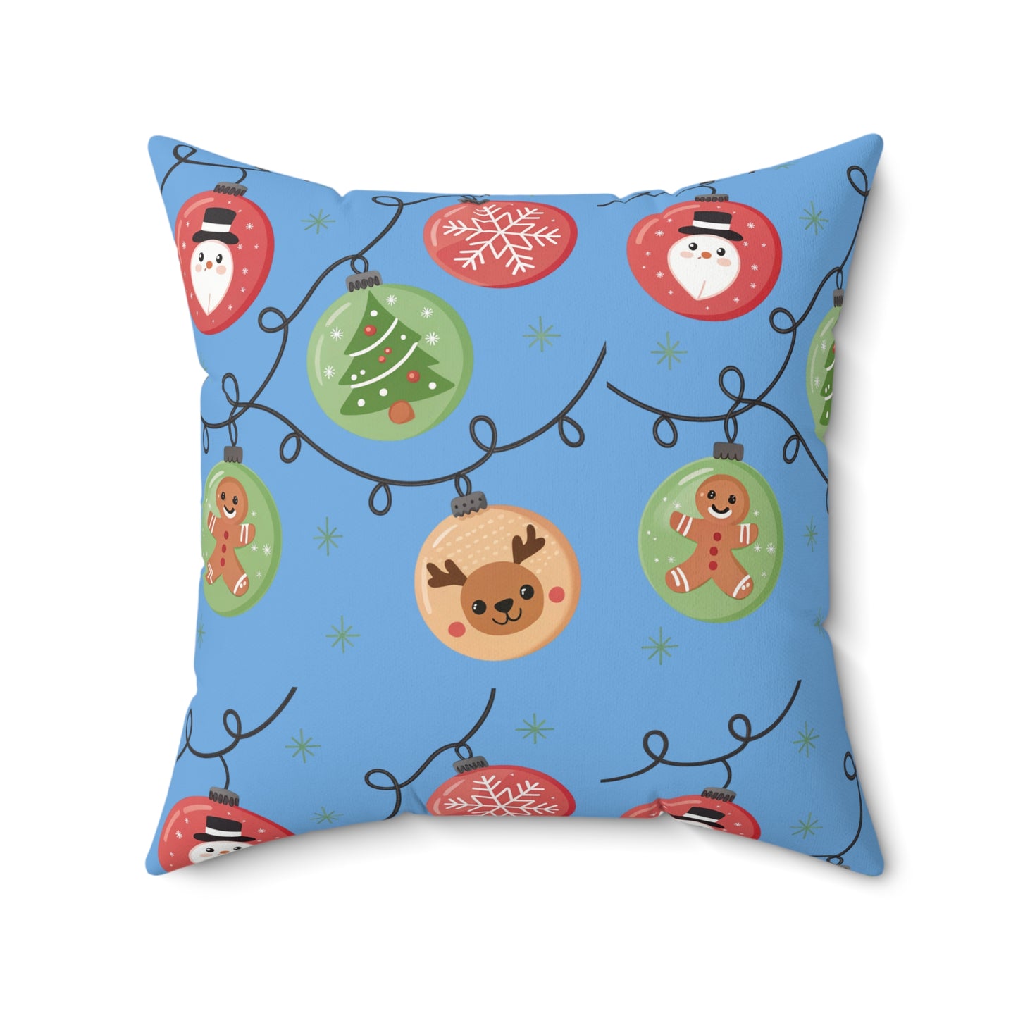 Festive Holiday Pillow, Seasonal Home Decor Cushion, Christmas Throw Pillow, Cute Decorative Accent, Cozy Winter Gift