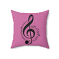 Musical Notes Pillow - Cozy Home Decor