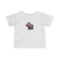 Cute Hippo Infant T-Shirt, Baby Birthday Gift, Toddler Apparel, Animal Lover Tee, Kids Casual Wear