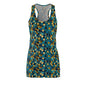 Colorful Polka Dot Women's Racerback Dress, Casual Summer Dress, Beachwear, Party Dress, Vacation Essential, Outdoor Apparel