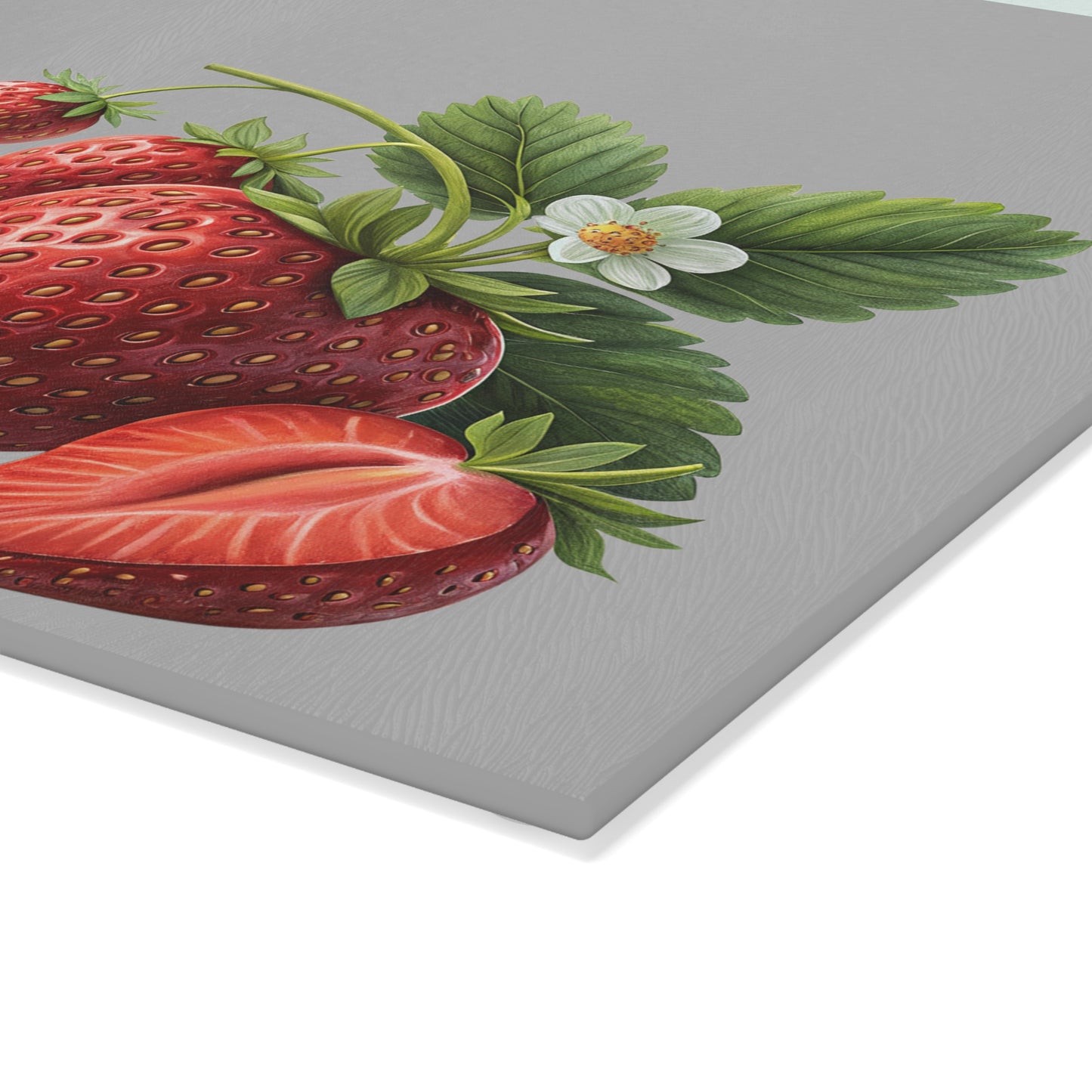 Strawberry Glass Cutting Board