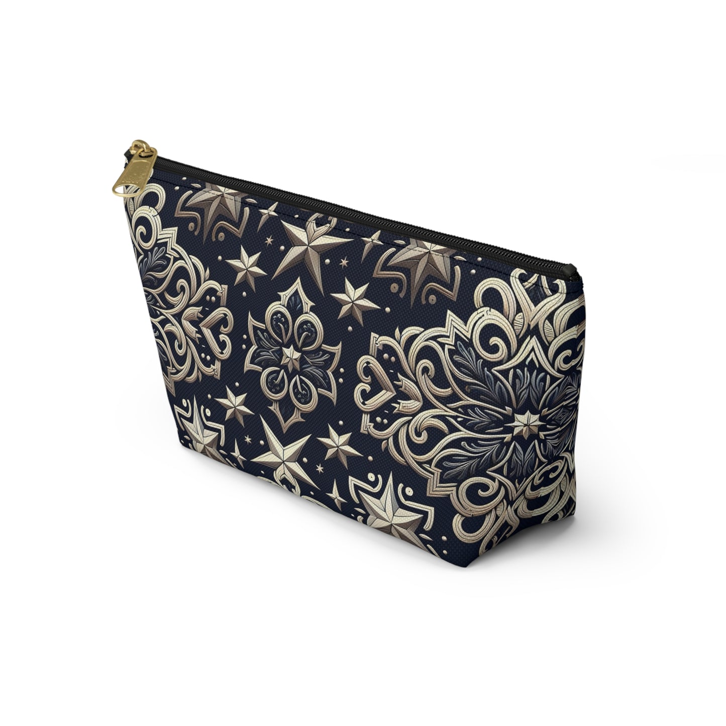 Elegant Starry Pattern Accessory Pouch | Makeup Bag, Travel Organizer, Gift for Her, Stylish Storage, Cosmetology Essentials
