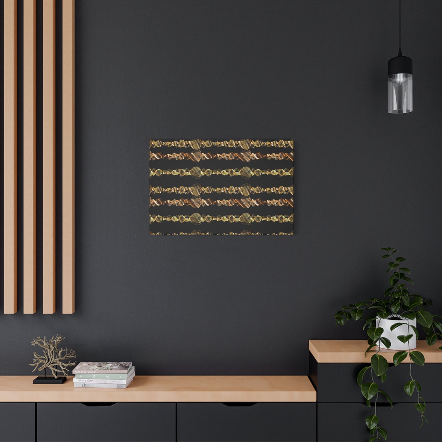 Artistic Canvas Gold and Black