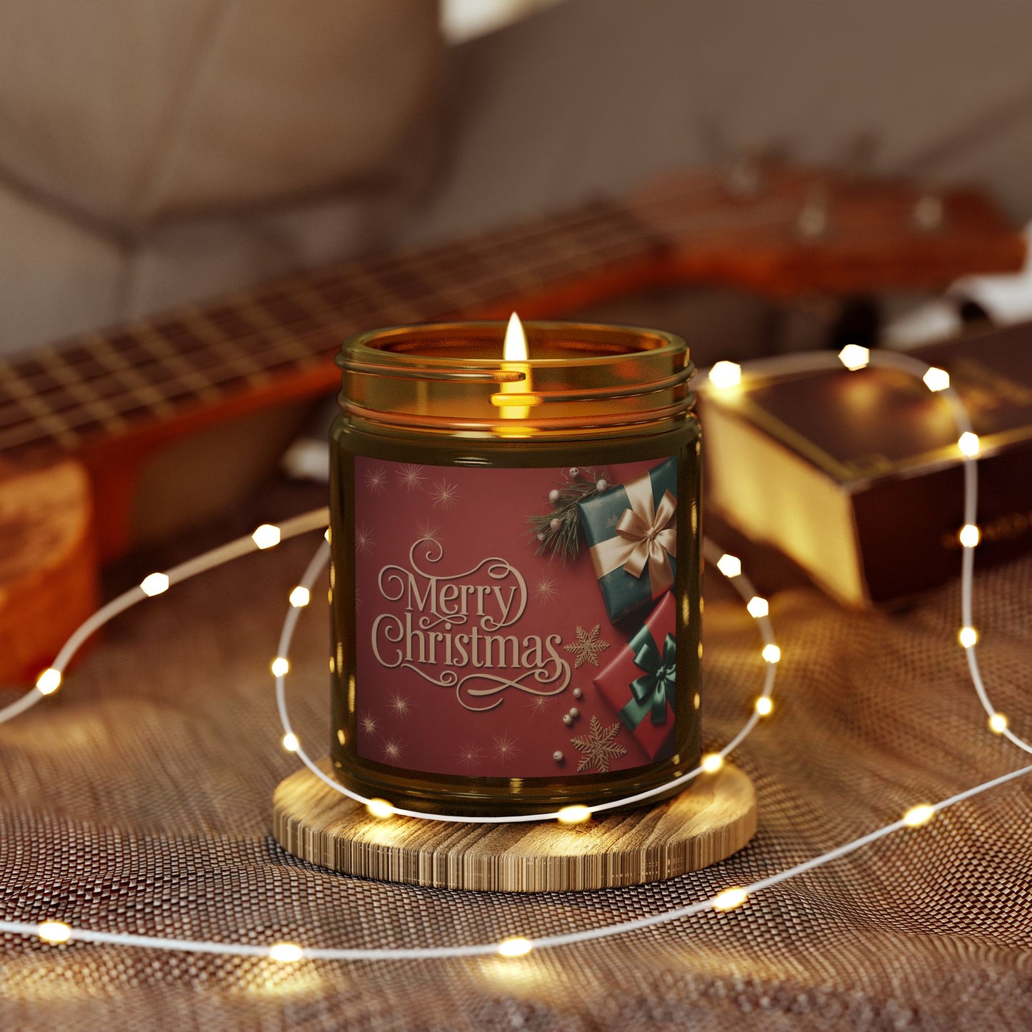 Scented Candles, Coconut Apricot Wax (4oz, 9oz)