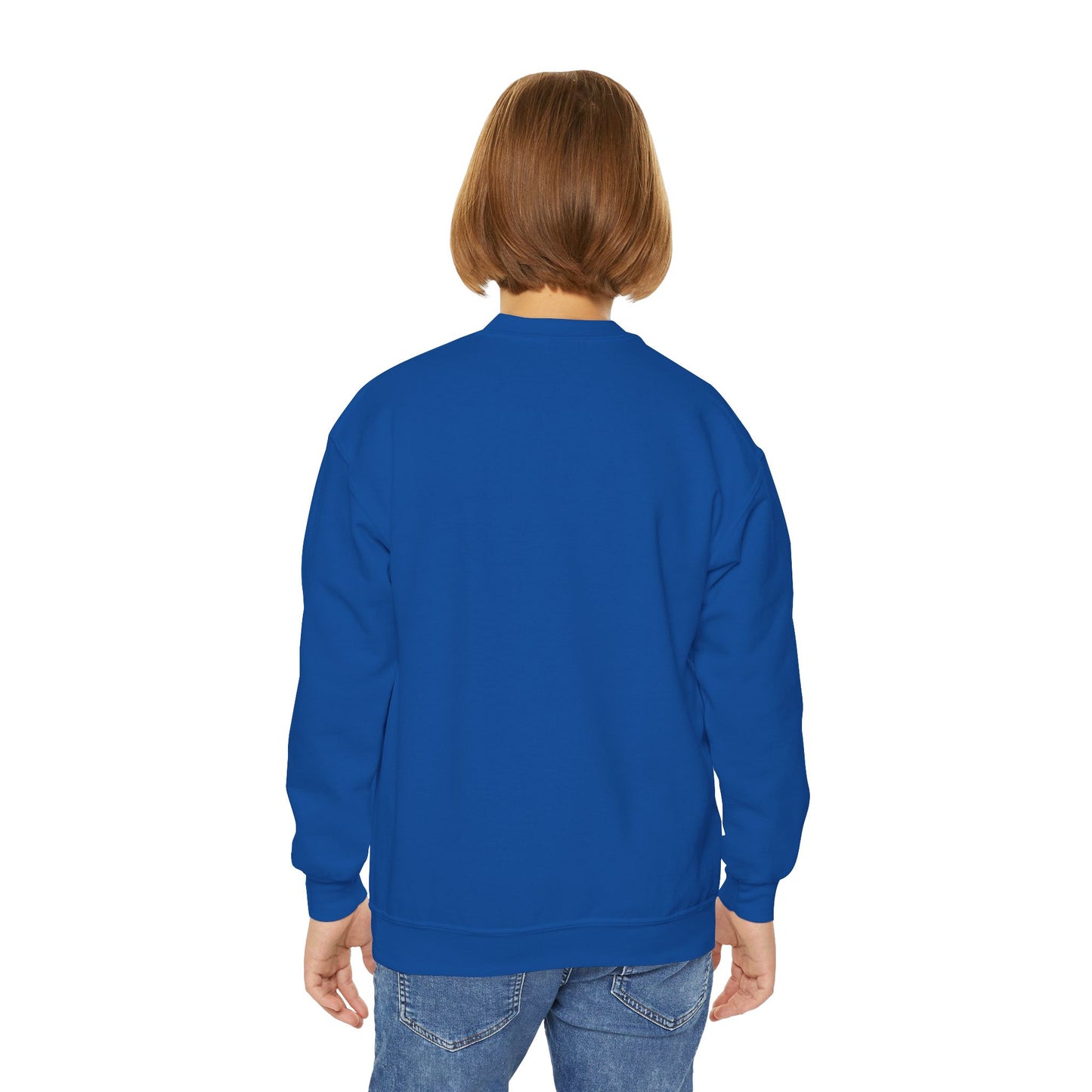 Adorable Elephant Youth Crewneck Sweatshirt