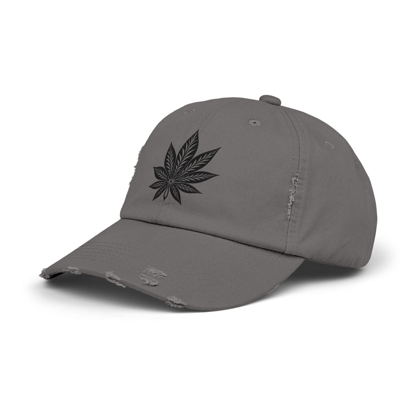 Distressed Embroidered Cap, Unisex Fashion Hat, Streetwear Accessory, Trendy Casual Wear, Gift for Him or Her