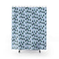 Winter Tree Shower Curtain, Christmas Decor, Bathroom Accessories, Holiday Gift, Nature-Inspired Bathroom