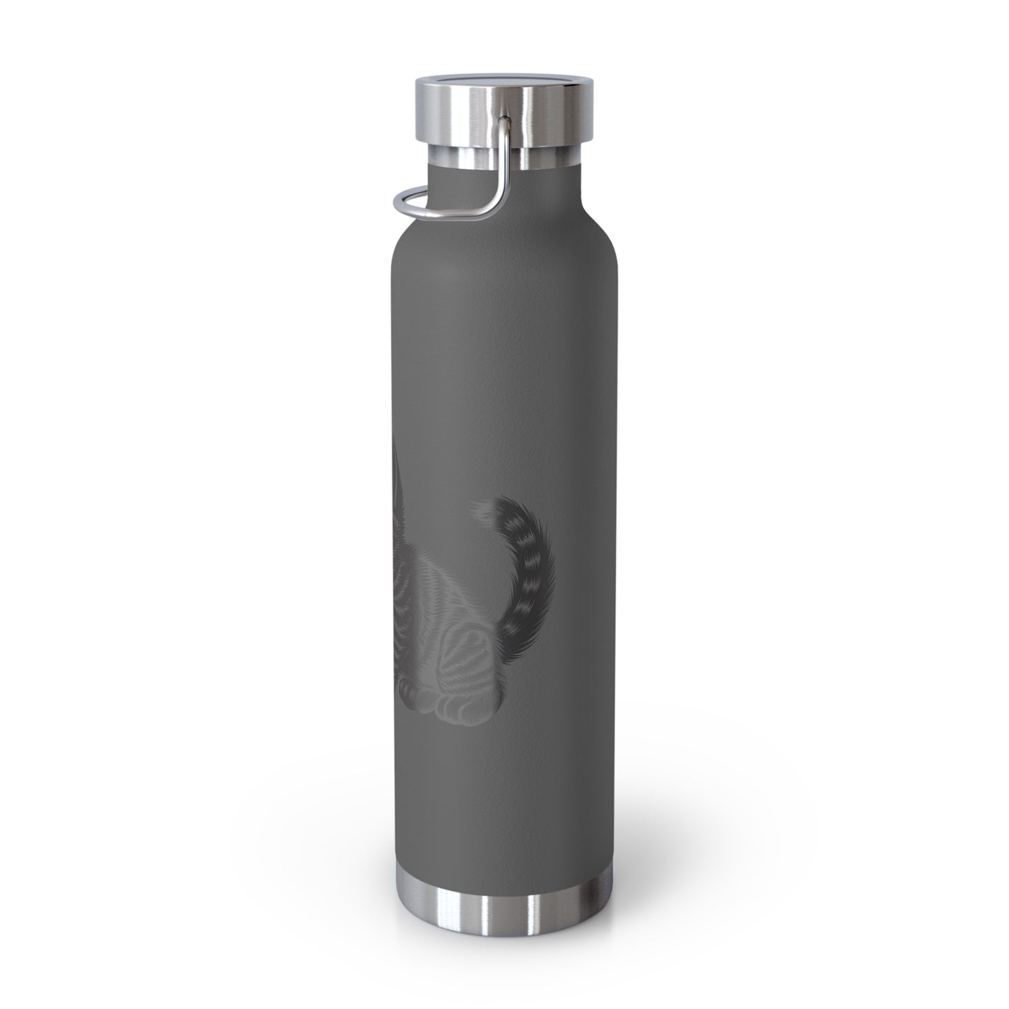 Cat and Butterfly Insulated Water Bottle -  22oz insulated bottle