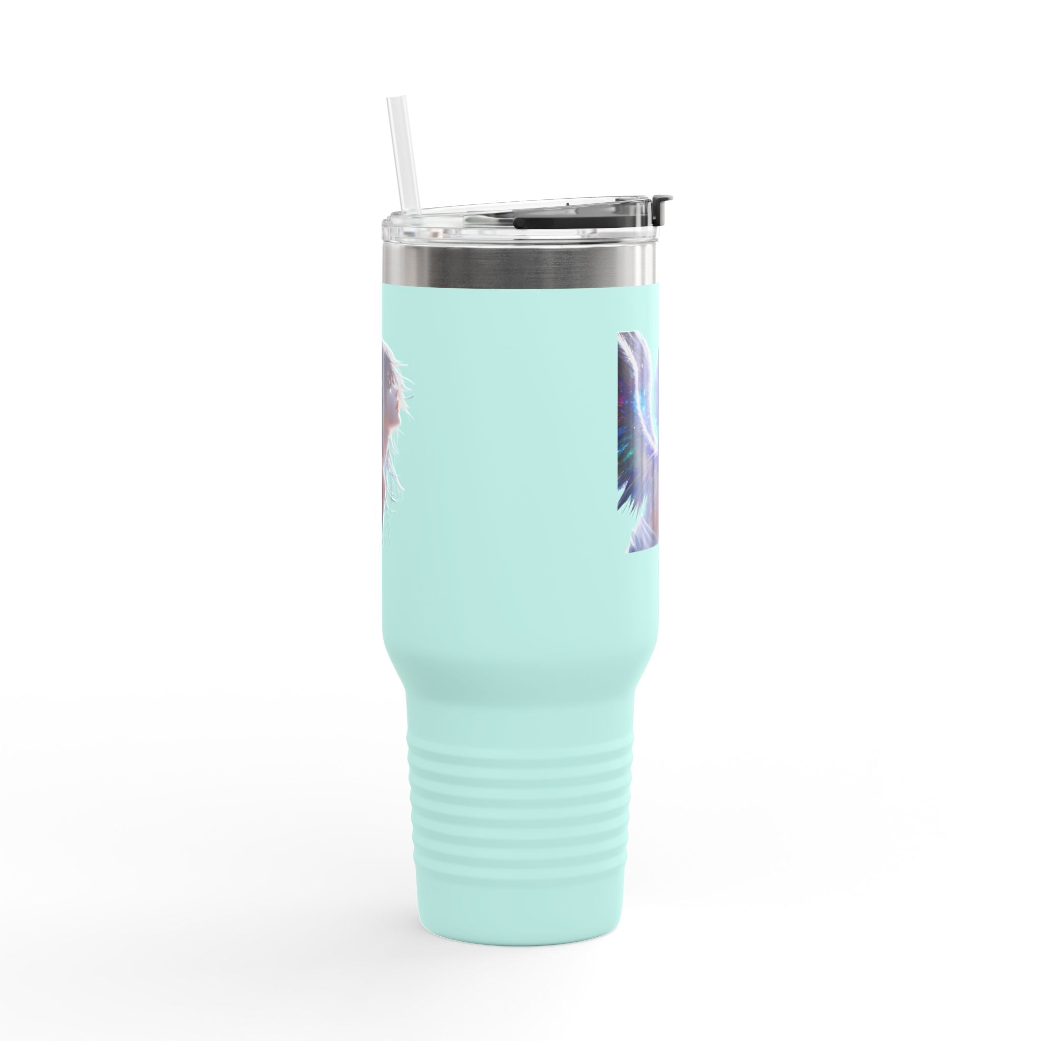 40oz Insulated Travel Mug — Cosmic Angel Illustration