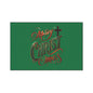 Christmas Floor Mat - "Merry Christmas" Script with Cross, Heavy-Duty Holiday Doormat