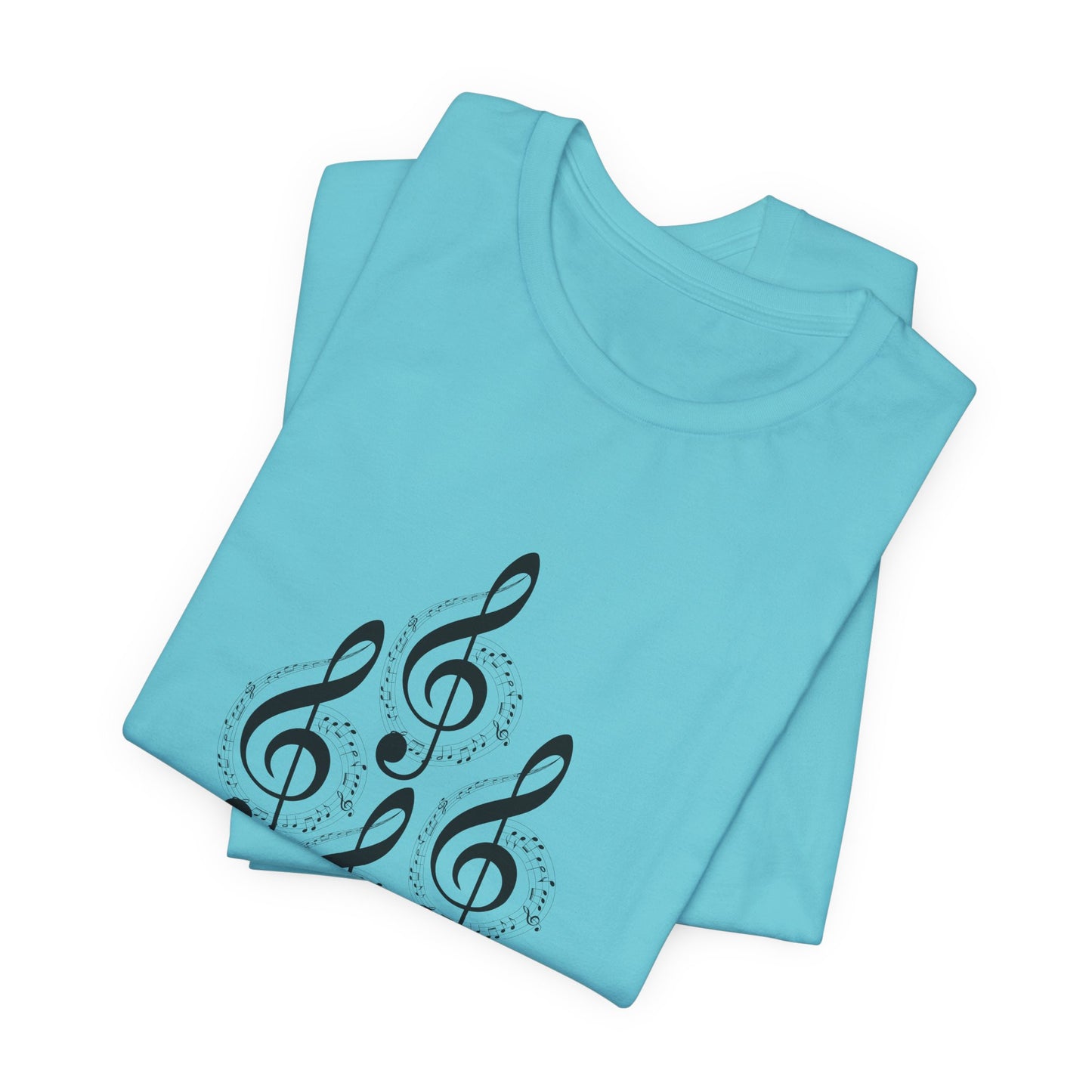 Musical Notes Tee - Perfect for Music Lovers, Casual Wear, Concerts, Festivals, Unique Gift Idea