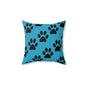 Pet Lover's Decorative Pillow, Dog Paw Print Accent Cushion, Cozy Pet Themed Home Decor, Gift for Dog Owners, Animal Lover's Pillow