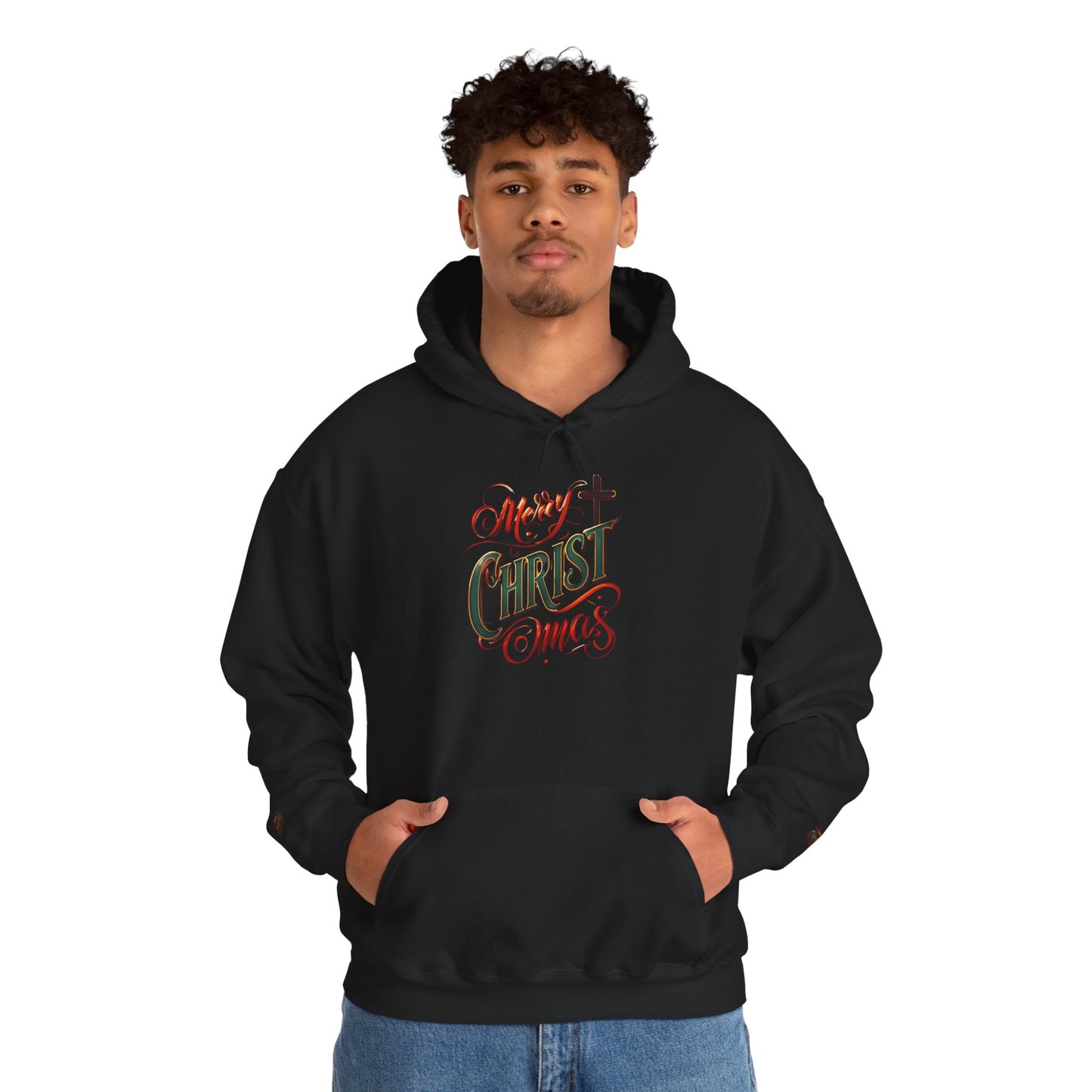 Merry Christmas Hoodie, Cozy Unisex Sweatshirt for Holiday Gatherings, Festive Gift Idea for Him/Her, Winter Apparel, Christmas Sweater