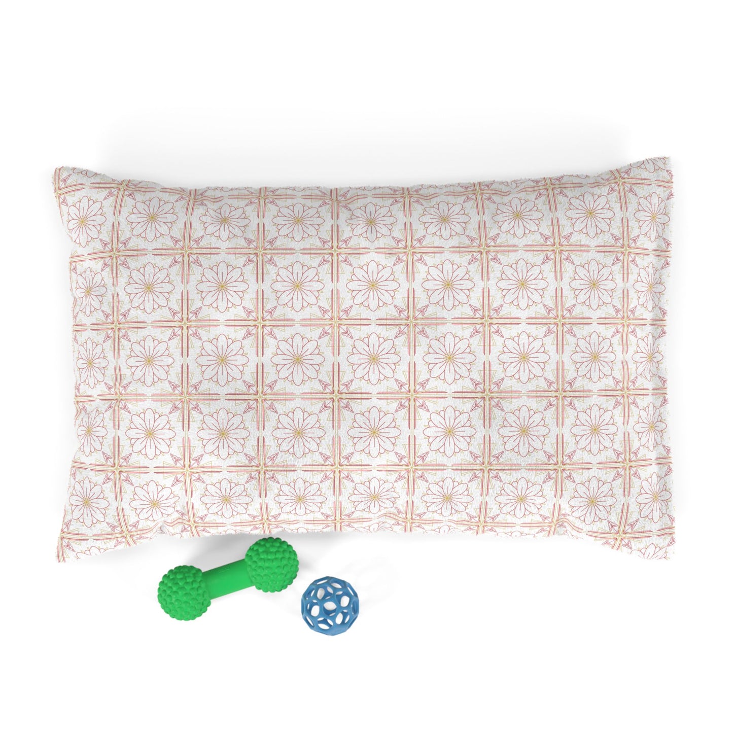 Chic Floral Pet Bed - Cozy Dog Bed, Cat Bed, Luxury Pet Cushion, Soft Decorative Pet Bed, Stylish Animal Furniture