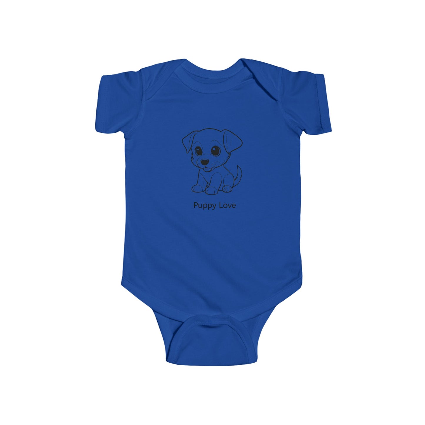 Puppy Love Baby Bodysuit, Cute Infant Outfit, Newborn Gift