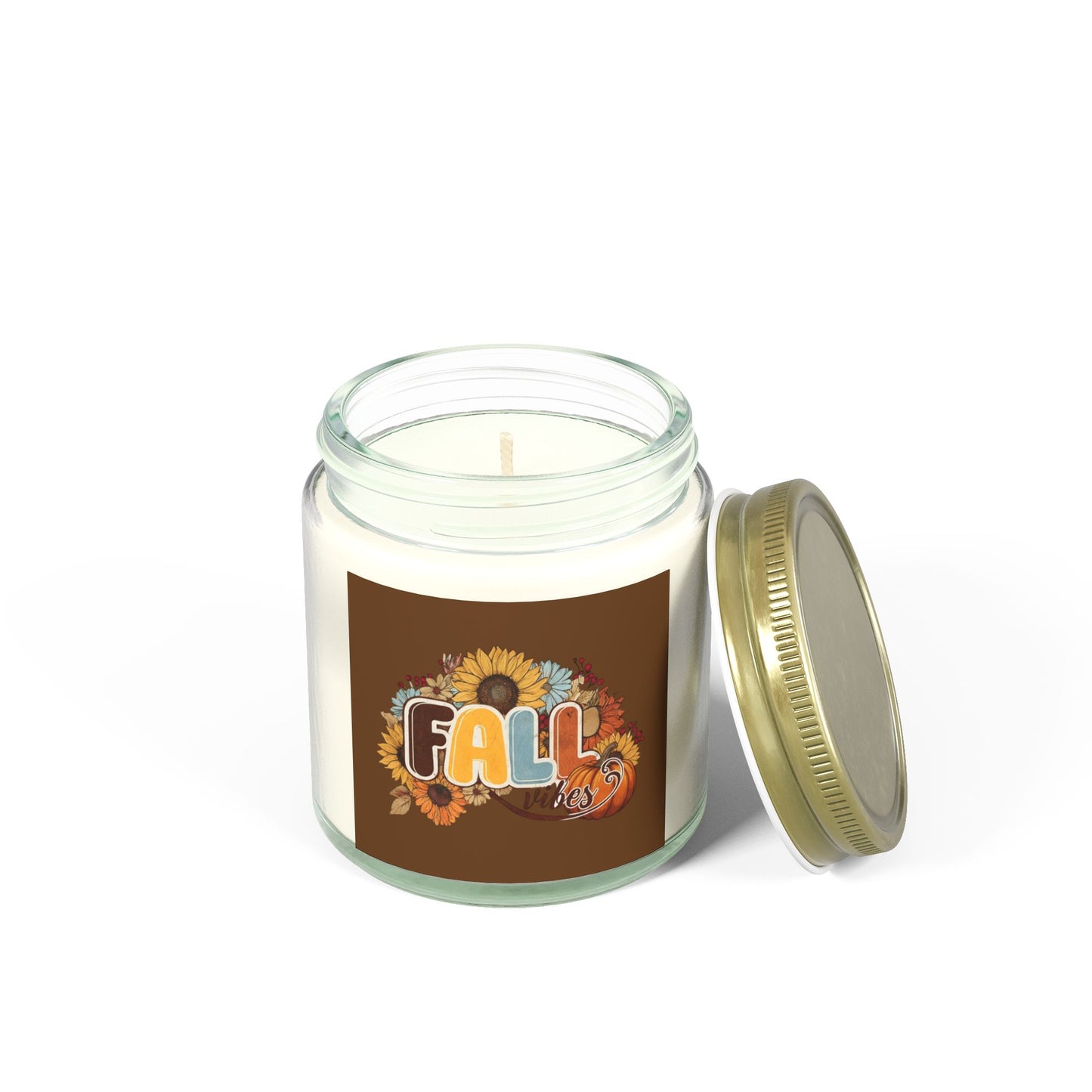 Fall Scented Candles - Coconut Apricot Wax, Cozy Home Décor, Seasonal Gifts, Autumn Scents, Relaxation, Aromatherapy