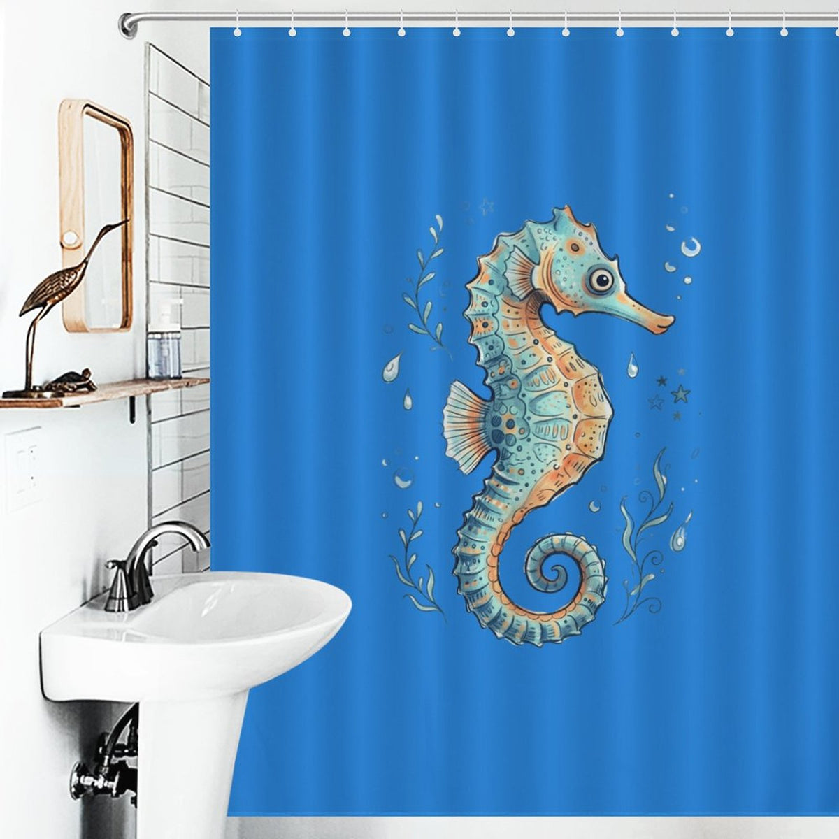 Seahorse Shower Curtain