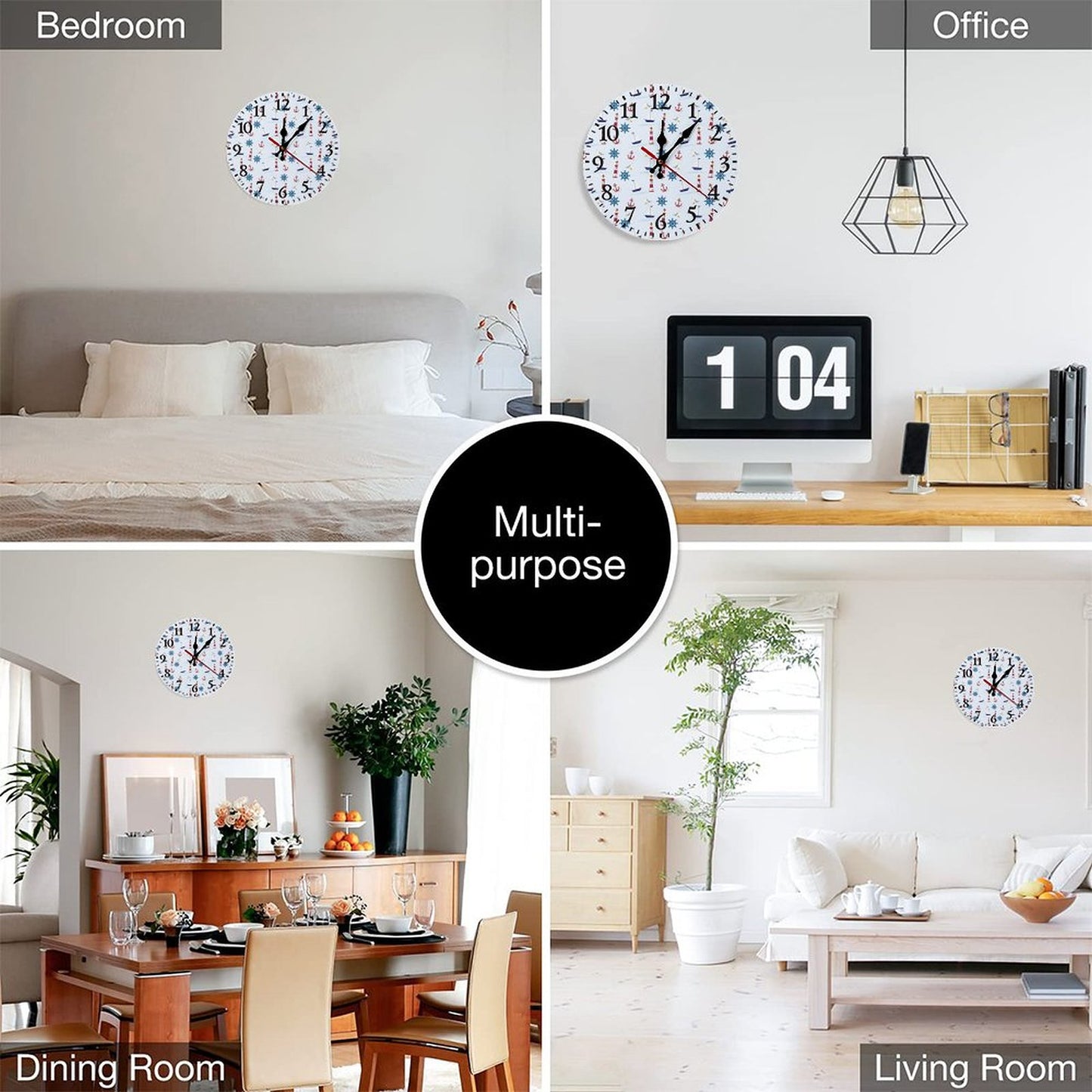 Modern Wooden Wall Clock