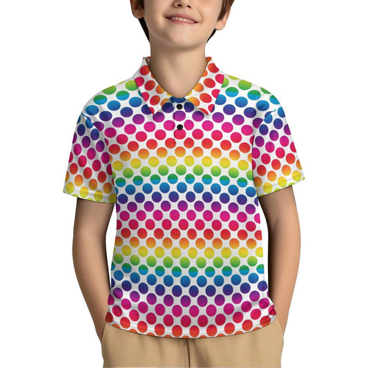 Kids' Button-Down Polo Shirt
