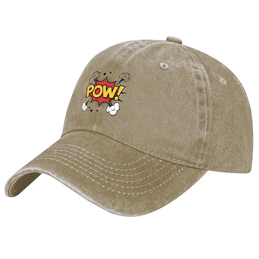 Cotton Vintage Washed Denim Baseball Cap