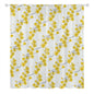 Sheer Curtain White and Yellow