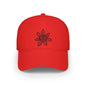 Stylish Floral Low Profile Baseball Cap, Casual Hat, Summer Accessory, Gift for Her, Trendy Headwear, Everyday Wear