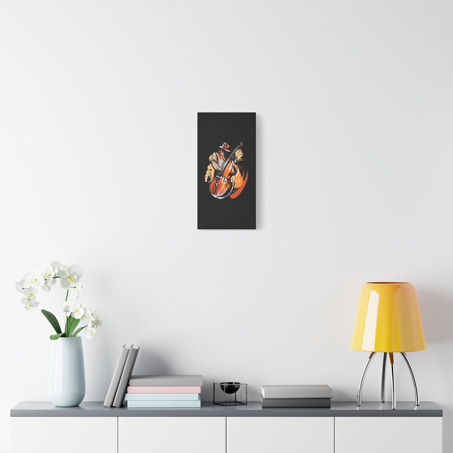 Matte Canvas, Stretched, 1.25" - Bass Player