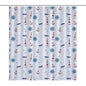 Flower Shower Curtain - Lighthouses, Sailboats and Anchors