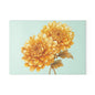 Floral Glass Cutting Board, Elegant Kitchen Decor, Gift for Chefs, Floral Home Accent, Cooking Accessory, Spring Decor
