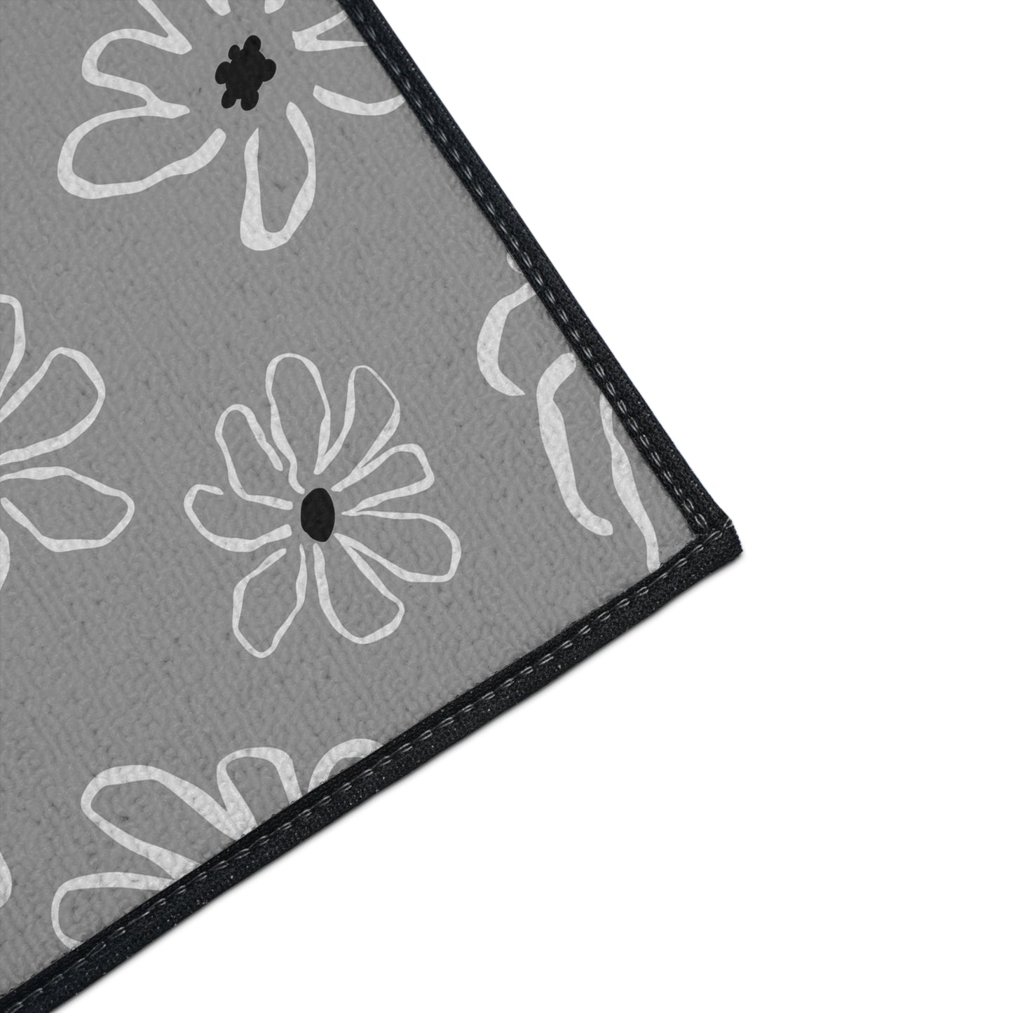 Daisy Pattern Heavy-Duty Floor Mat – Durable Non-Slip Entry & Kitchen Rug
